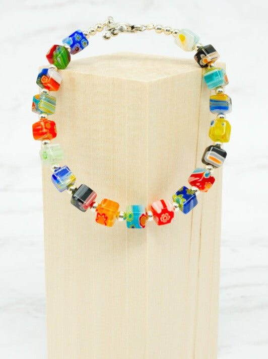 Millefiori Cubist Bracelets
