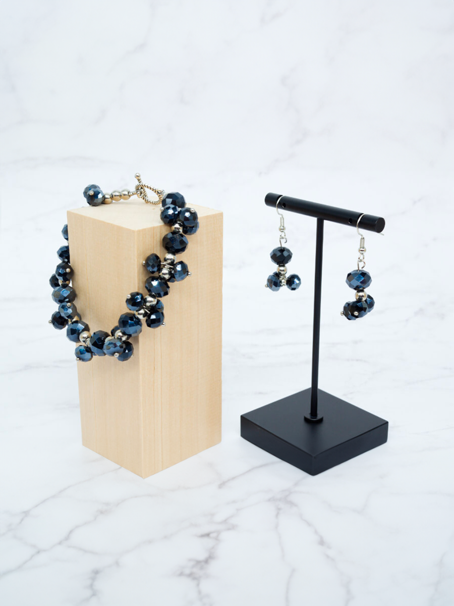 Glass Gathering Bracelet and Earring Gift Sets