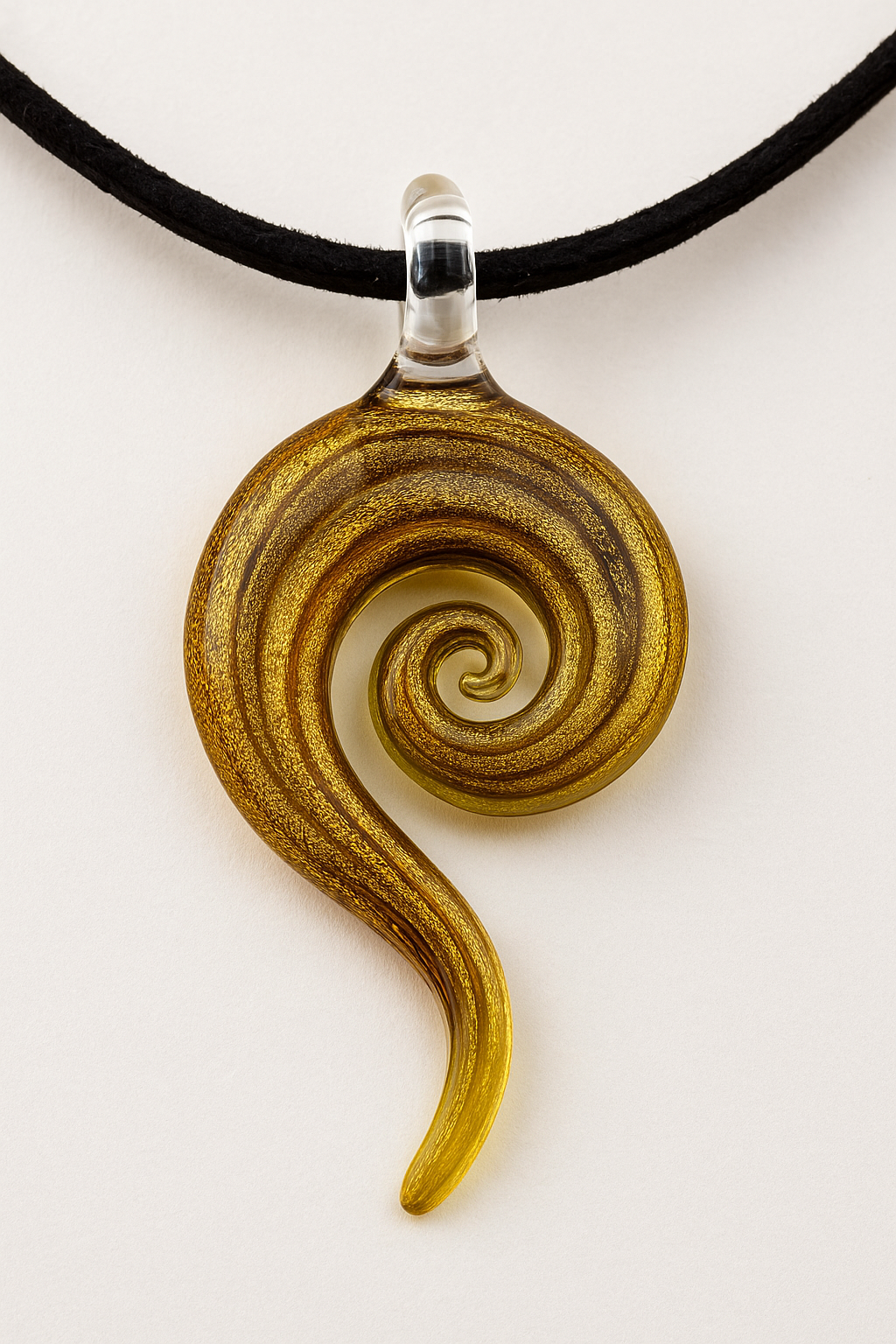Spiral of Gold Necklace