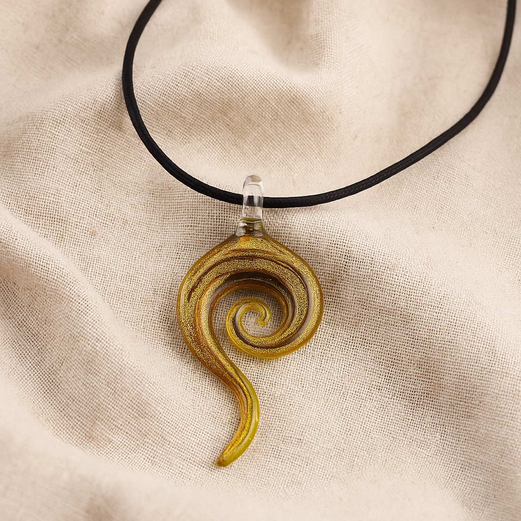 Spiral of Gold Necklace
