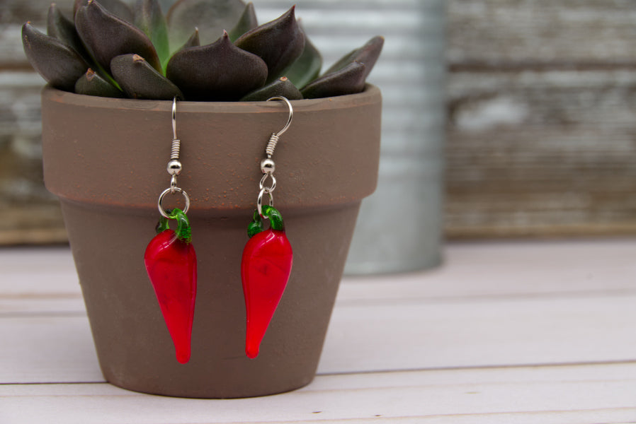 Red Hot Chile Pepper Earrings