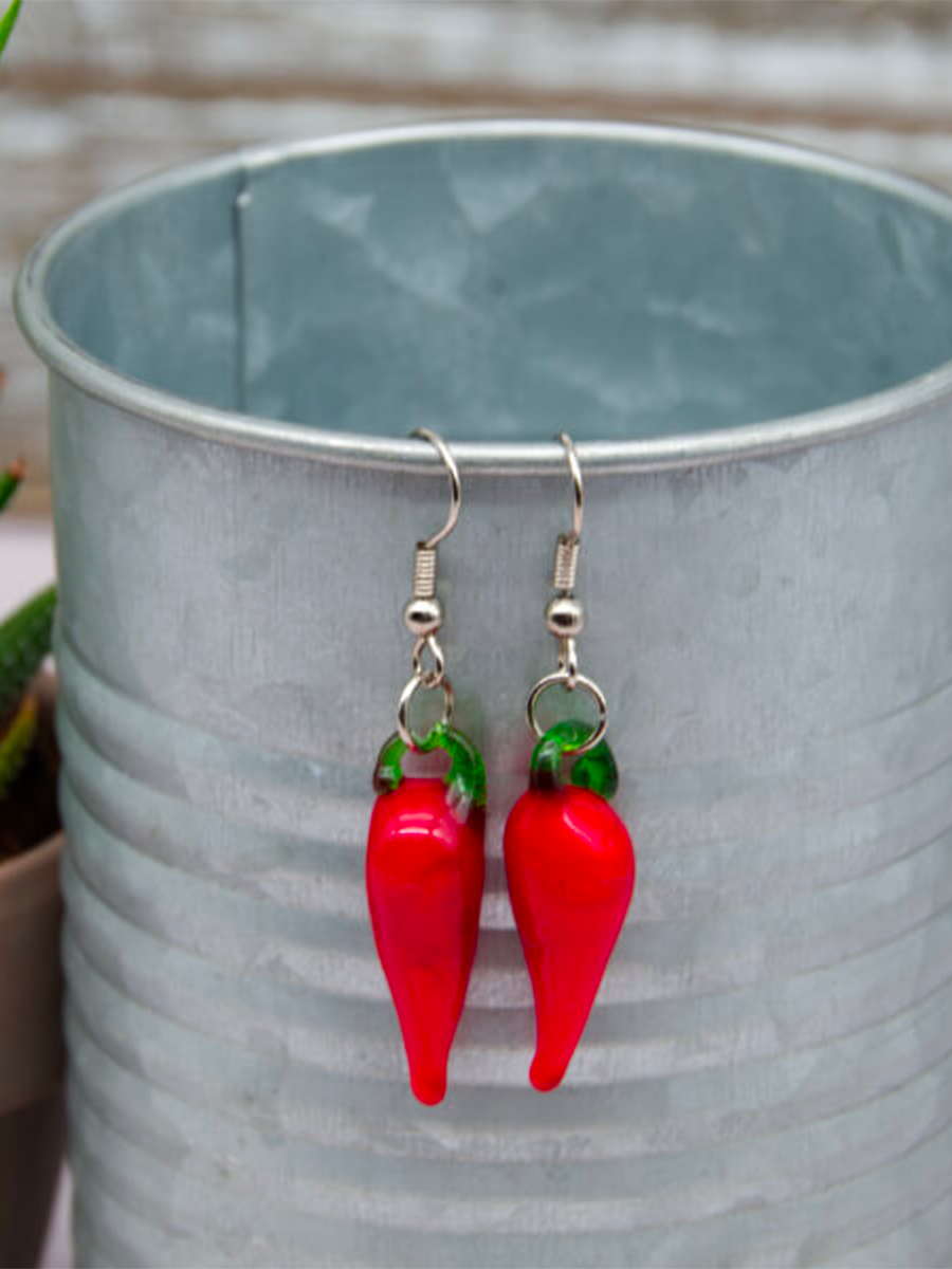 Red Hot Chile Pepper Earrings