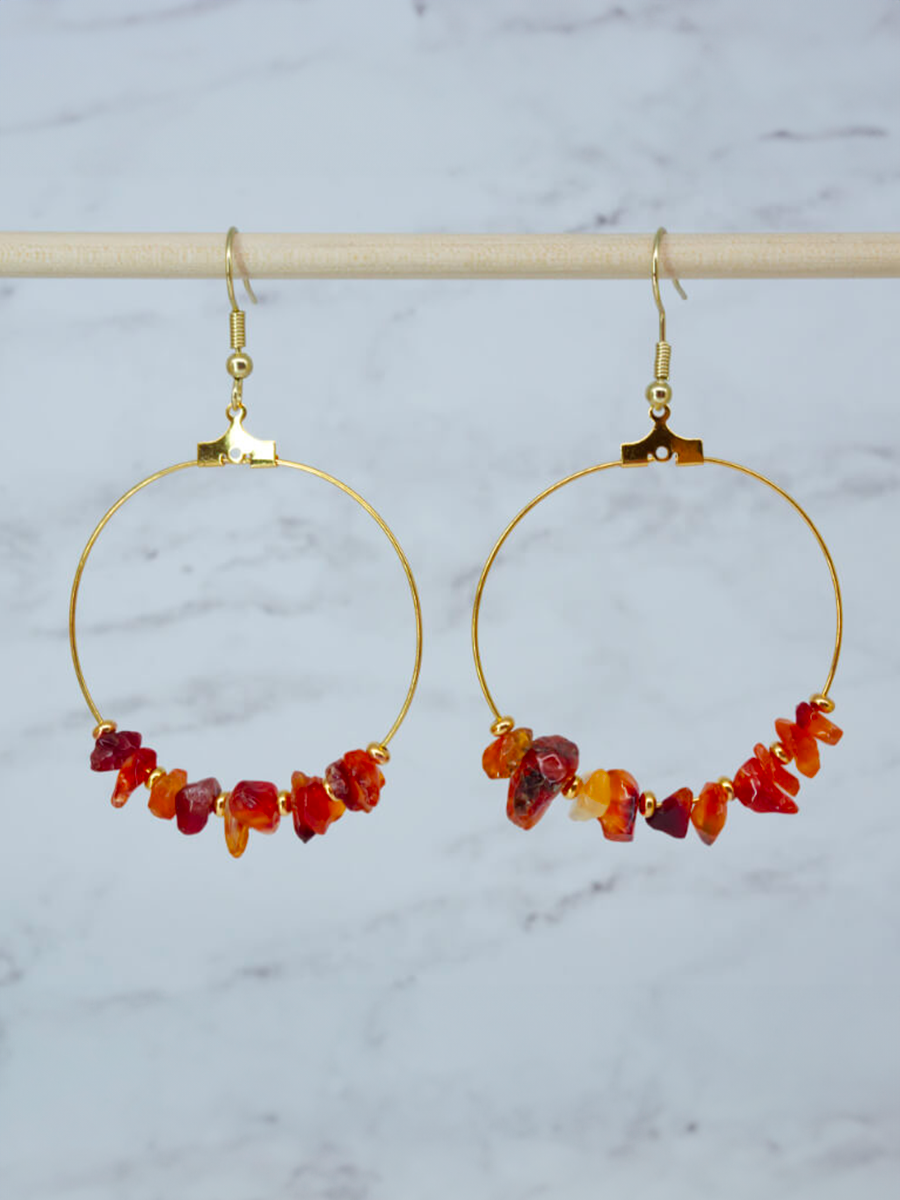 Gemm Loops Earrings