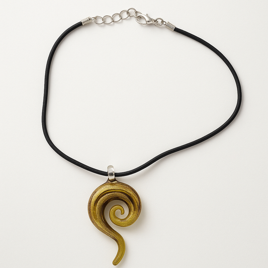 Spiral of Gold Necklace