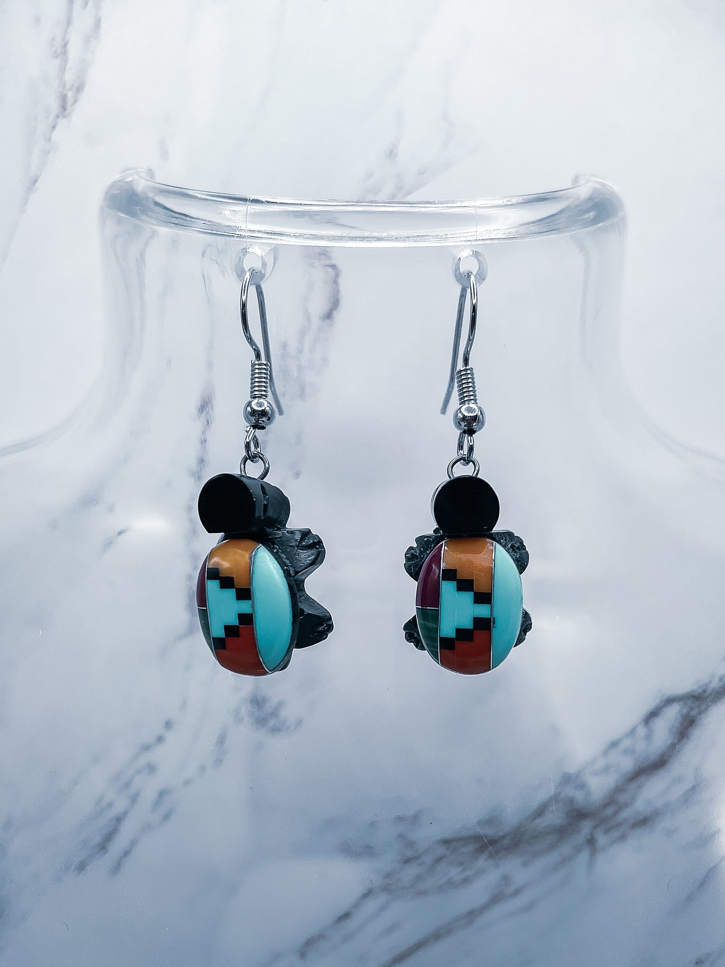 Zuni Turtle Earrings