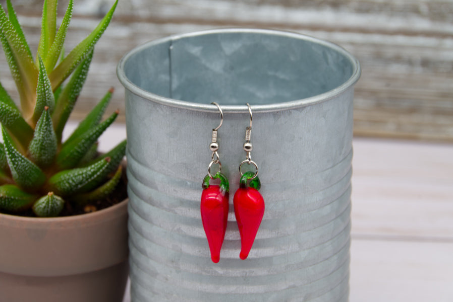 Red Hot Chile Pepper Earrings