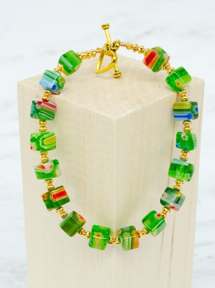 Millefiori Cubist Bracelets