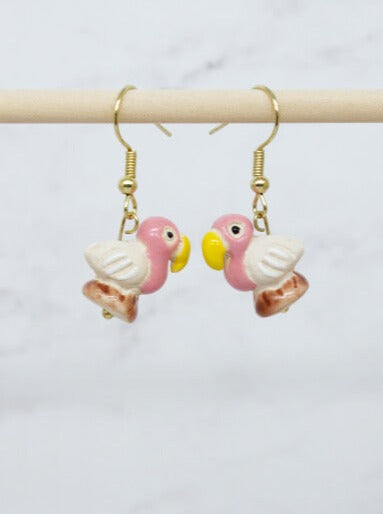 Pinque the Pink Flamingo Earrings