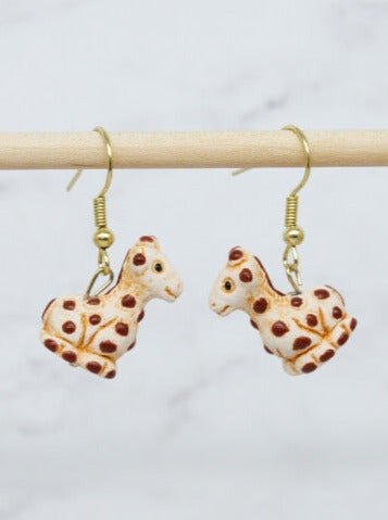 Geraldine the Giraffe Earrings